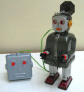 50s nomura- tin robot toys